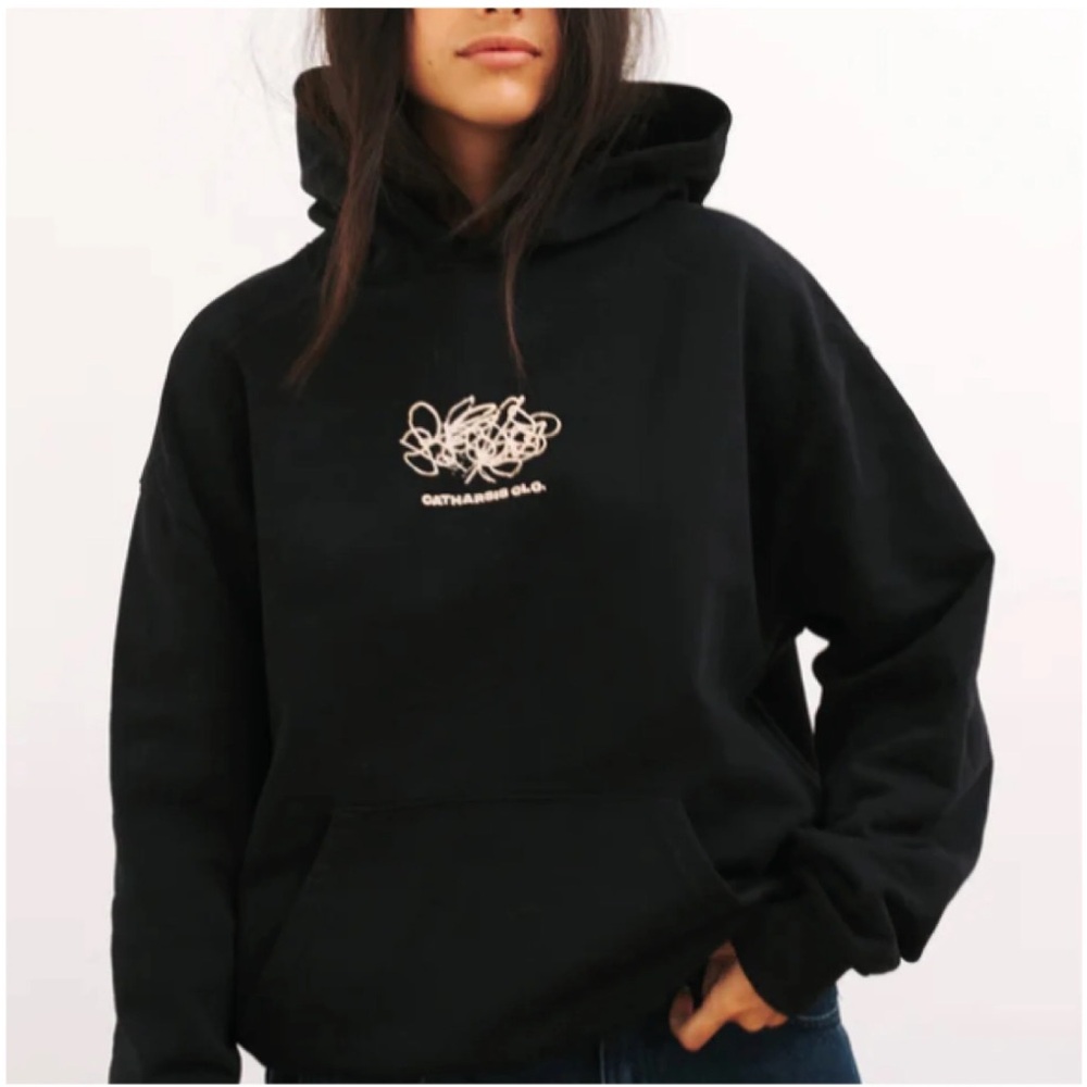 NWT Catharsis Feeling A Bit Overwhelmed Hoodie - Size Small